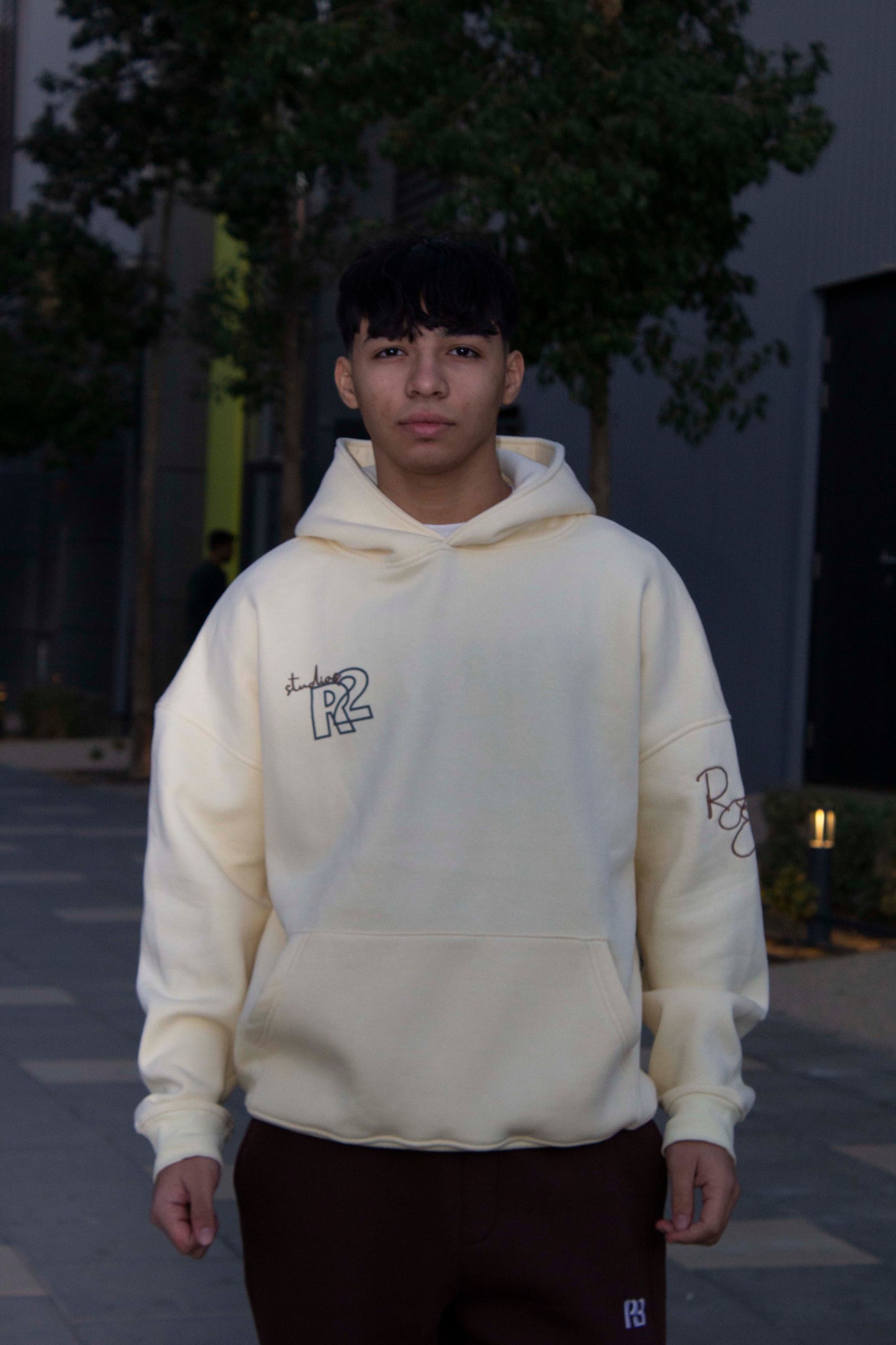 Raye2 Controlled Boxy Hoodie - Creamy