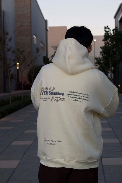 Raye2 Controlled Boxy Hoodie - Creamy
