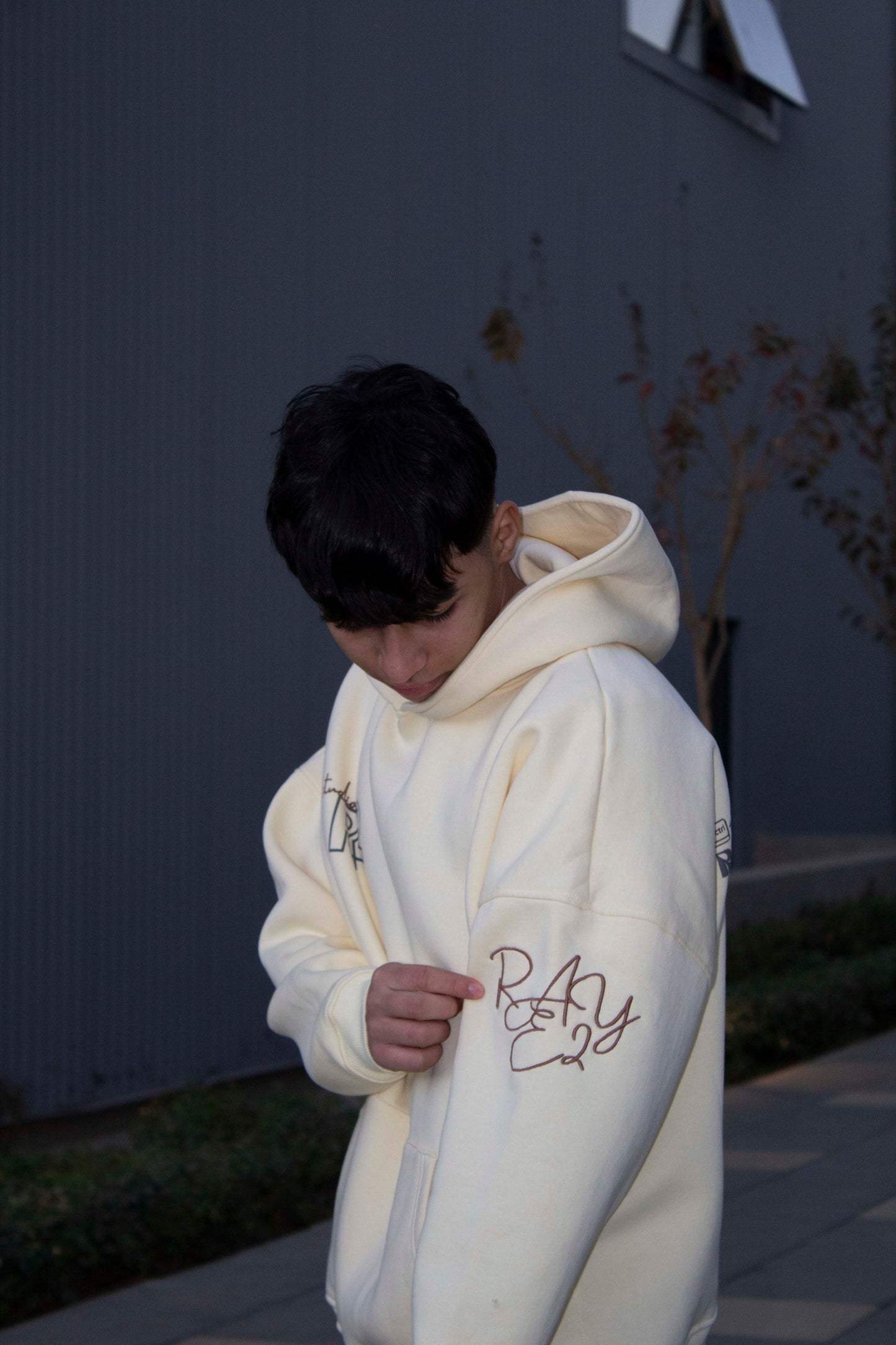 Raye2 Controlled Boxy Hoodie - Creamy