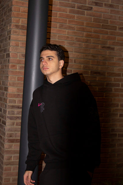 Raye2 Controlled Boxy Hoodie - Black